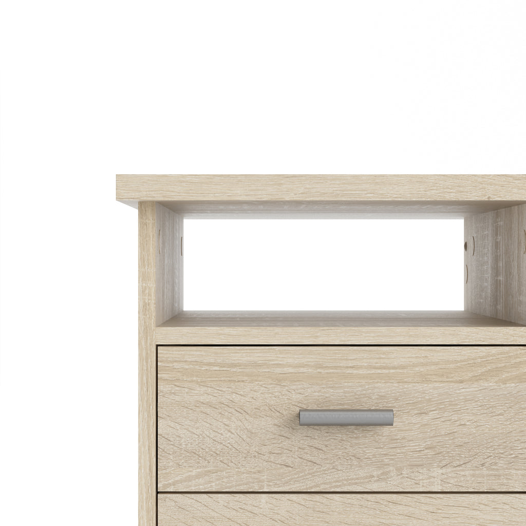 Fenton 4 Drawer Desk in Oak