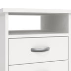 Fenton Desk 5 Drawers in White