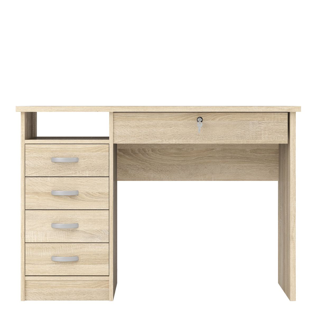 Fenton Desk 5 Drawers in Oak