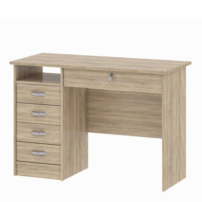 Fenton Desk 5 Drawers in Oak