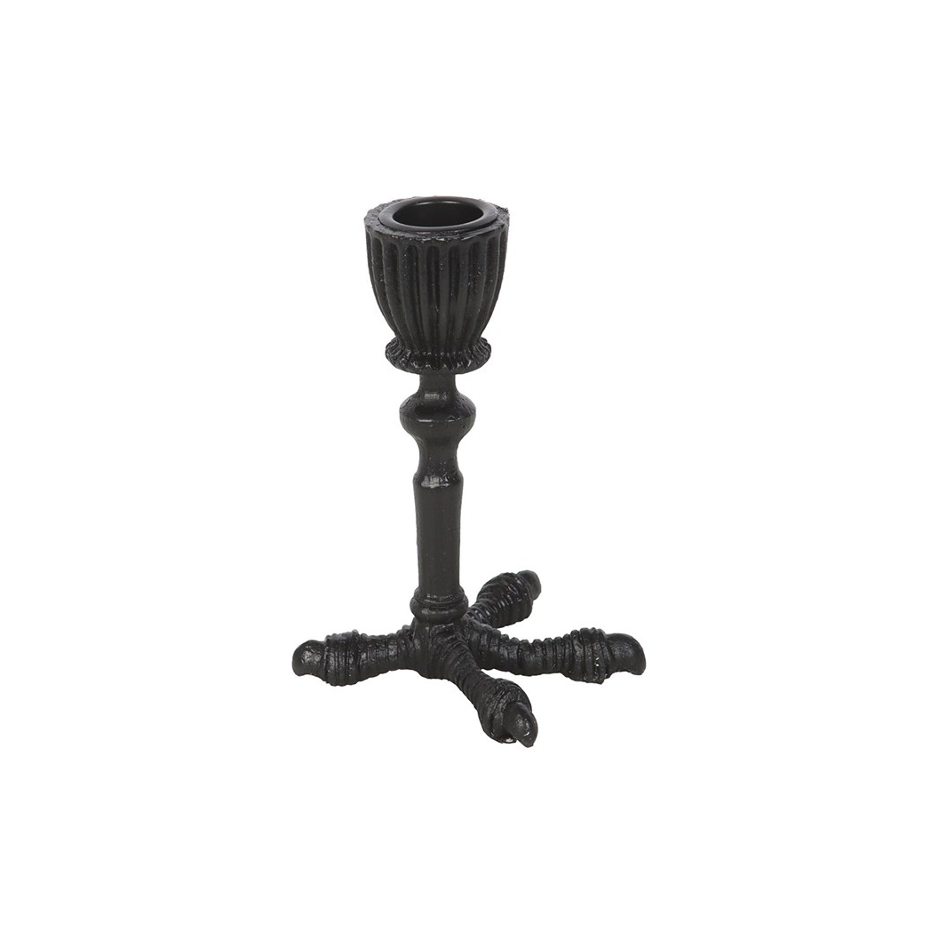Raven Claw Taper Candle Holder