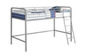 Midsleeper Bunk Bed Silver/ Grey Single