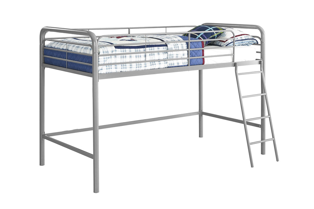 Midsleeper Bunk Bed Silver/ Grey Single