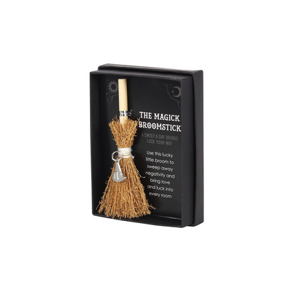 Witch Hat Mini Magick Broomstick