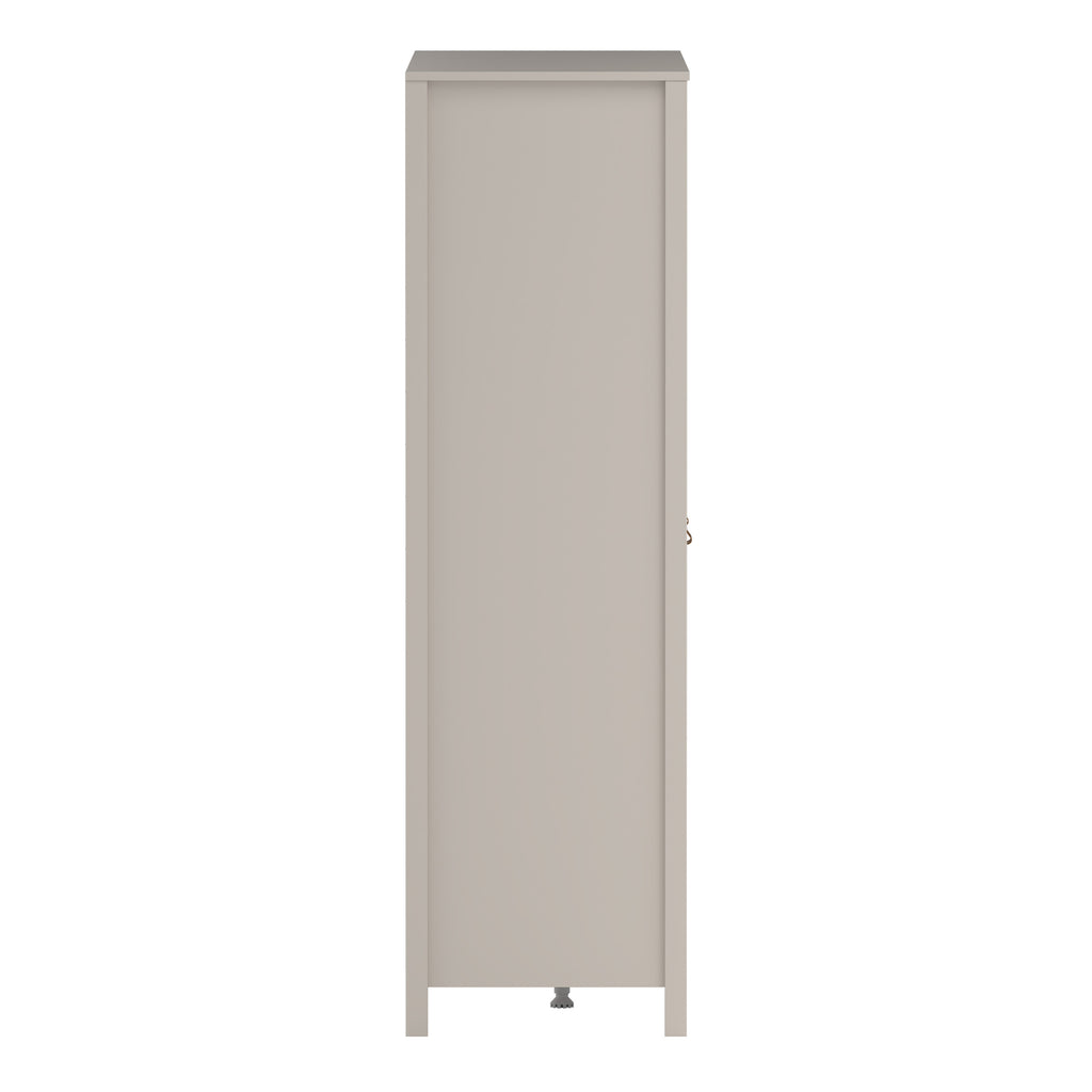 Barcelona Wardrobe with 2 Doors + 1 Mirror Door + 2 Drawers in Cashmere