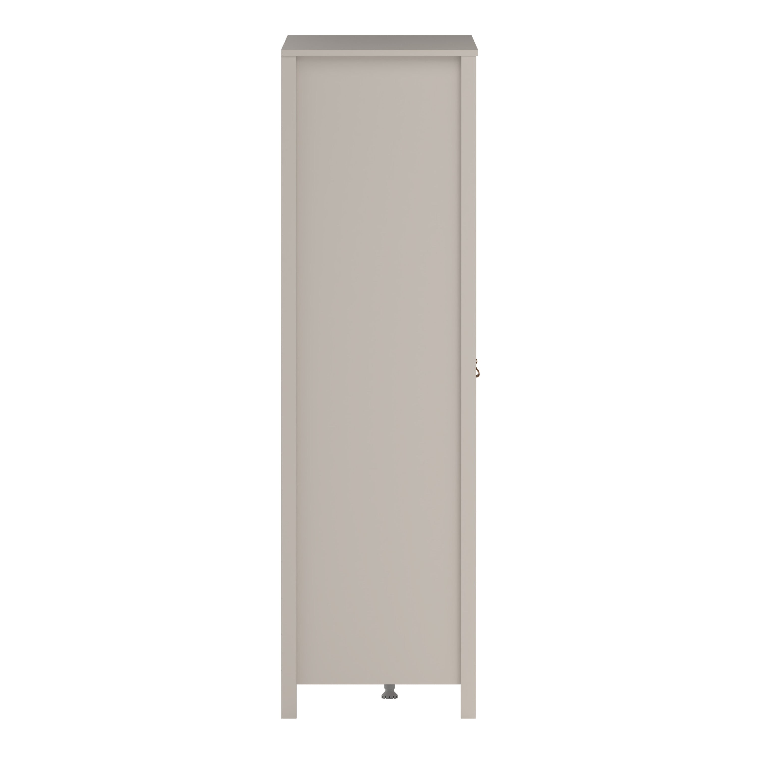 Barcelona Wardrobe with 2 Doors + 1 Mirror Door + 2 Drawers in Cashmere