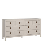 Barcelona Double Dresser 4+4 Drawers in Cashmere