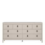 Barcelona Double Dresser 4+4 Drawers in Cashmere