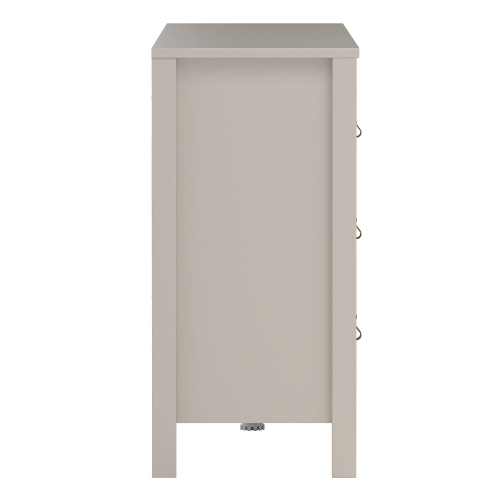 Barcelona Double Dresser 4+4 Drawers in Cashmere