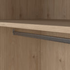 Barcelona Wardrobe with 3 Doors in Jackson Hickory Oak