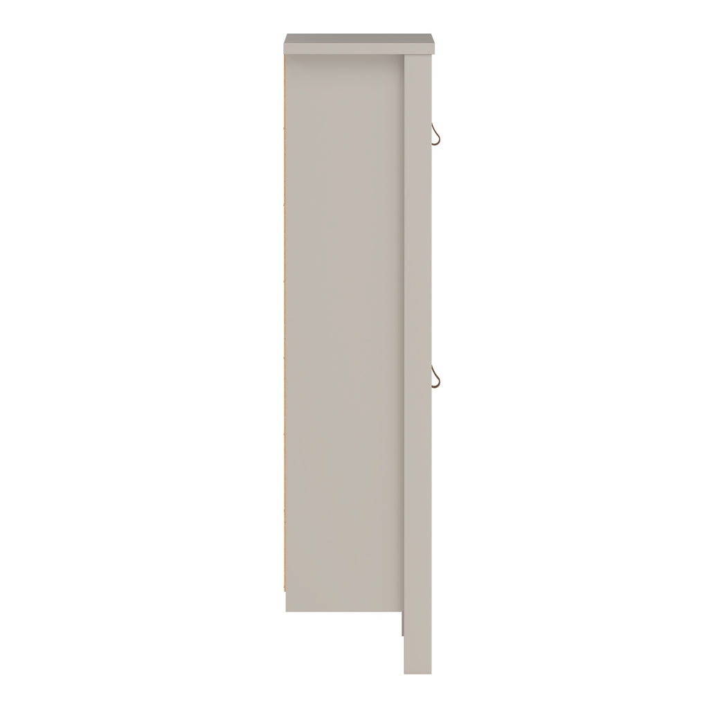 Barcelona Shoe Cabinet 2 Flip Down Doors in Cashmere