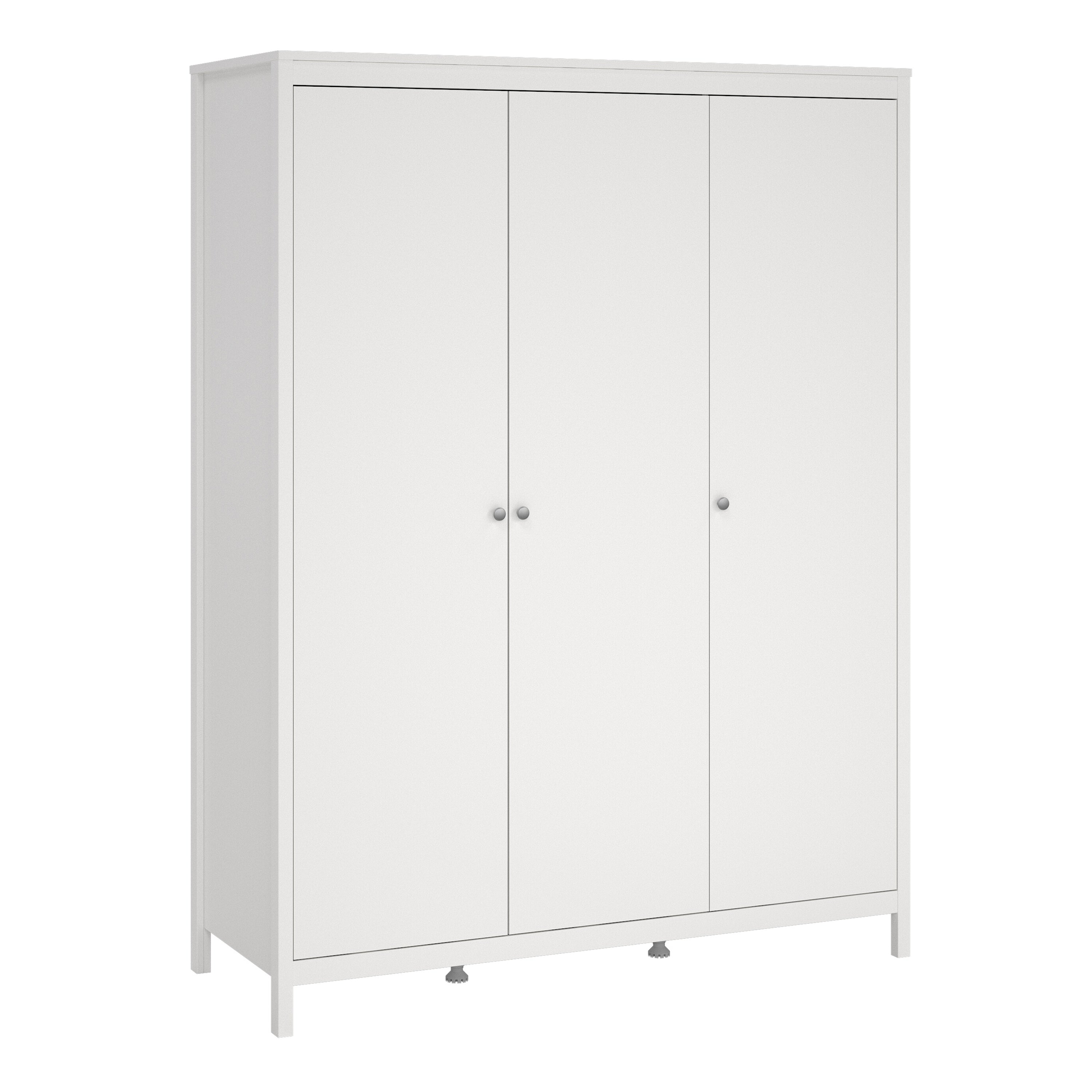 Maria Trio- 2 Drawer Bedside/ 3+2 Chest/ 3 Door Wardrobe in White