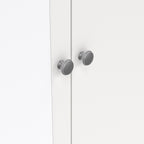 Maria Wardrobe with 1 Door 1 Mirror Door 2 Drawers White