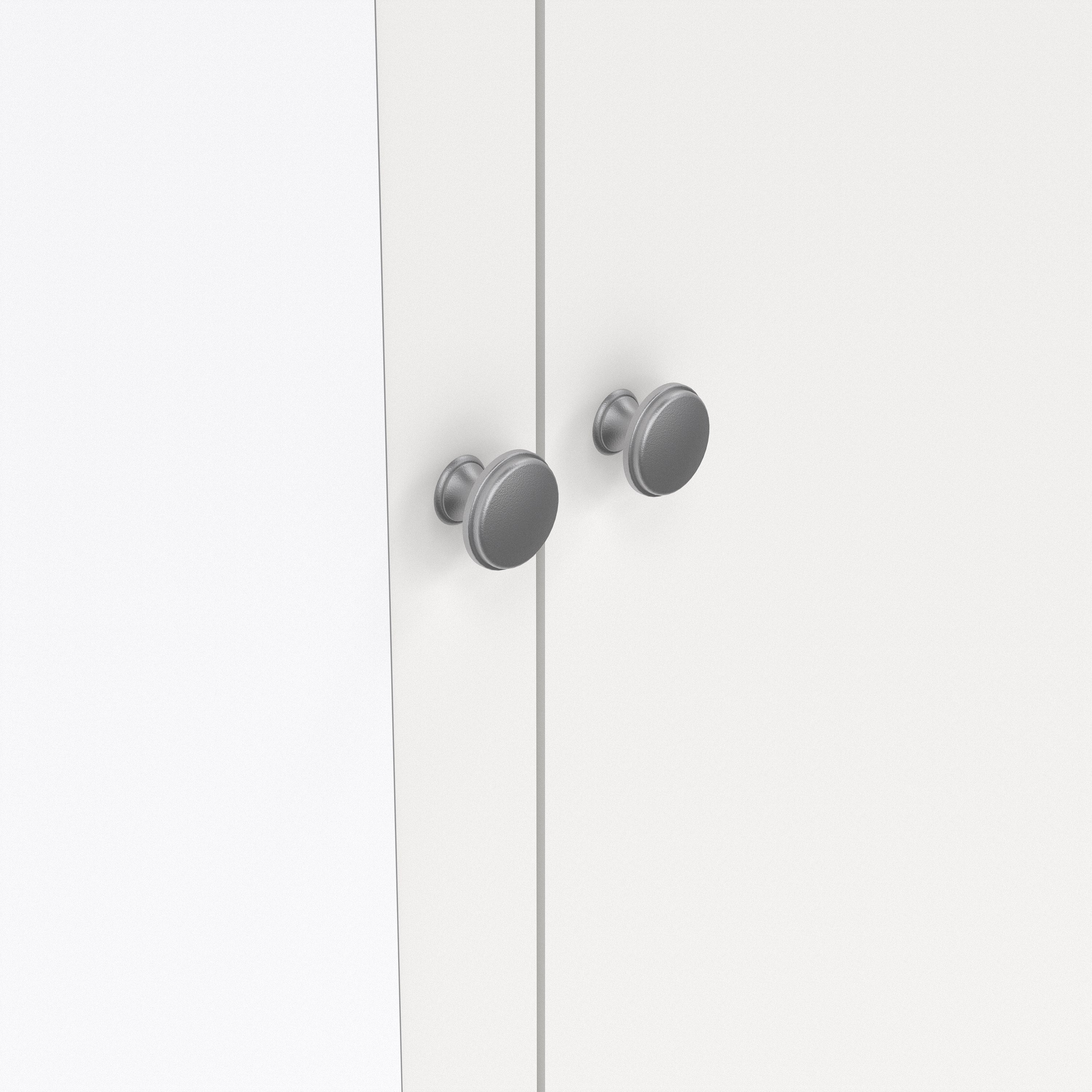Maria Wardrobe with 1 Door 1 Mirror Door 2 Drawers White