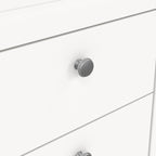 Maria Bedside Table 2 Drawers in White