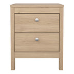 Maria Bedside Table 2 Drawers in Jackson Hickory Oak