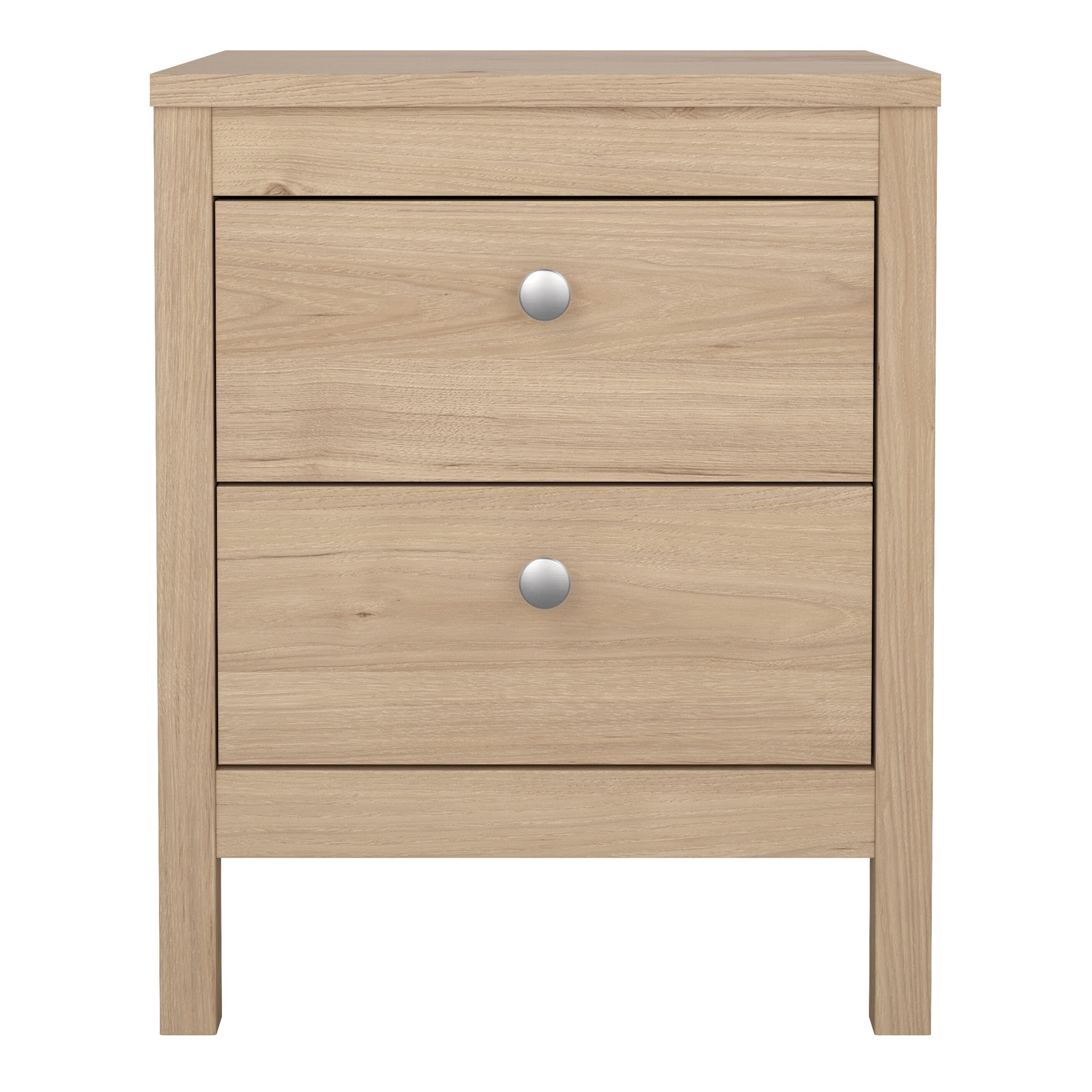 Maria Bedside Table 2 Drawers in Jackson Hickory Oak