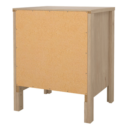 Maria Bedside Table 2 Drawers in Jackson Hickory Oak