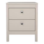 Maria Bedside Table 2 Drawers in Cashmere