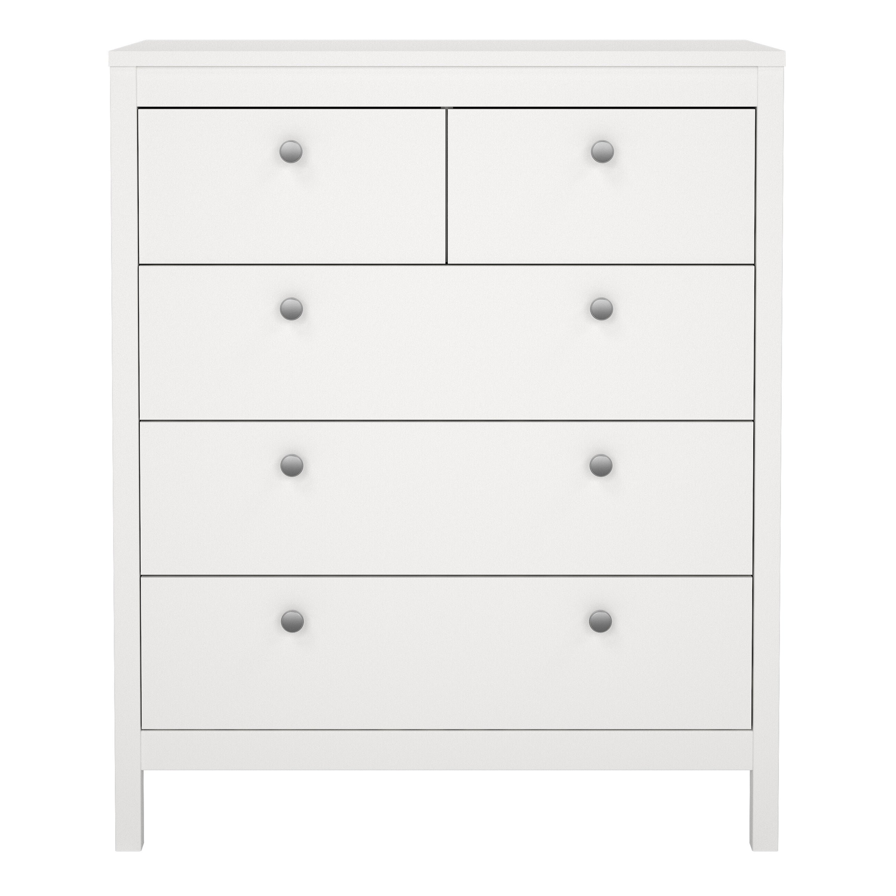 Maria Chest 3+2 Drawers in White