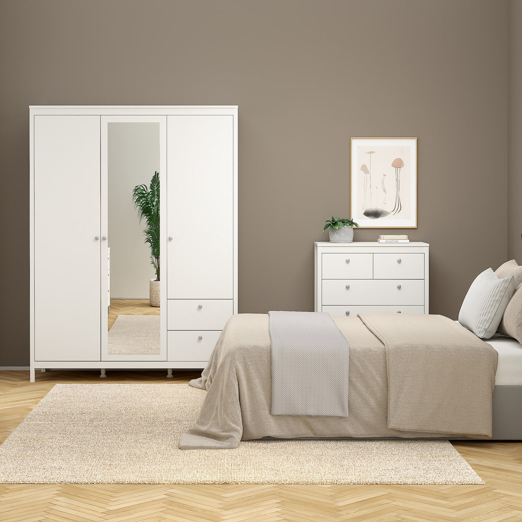 Maria Chest 3+2 Drawers in White