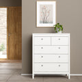 Maria Chest 3+2 Drawers in White