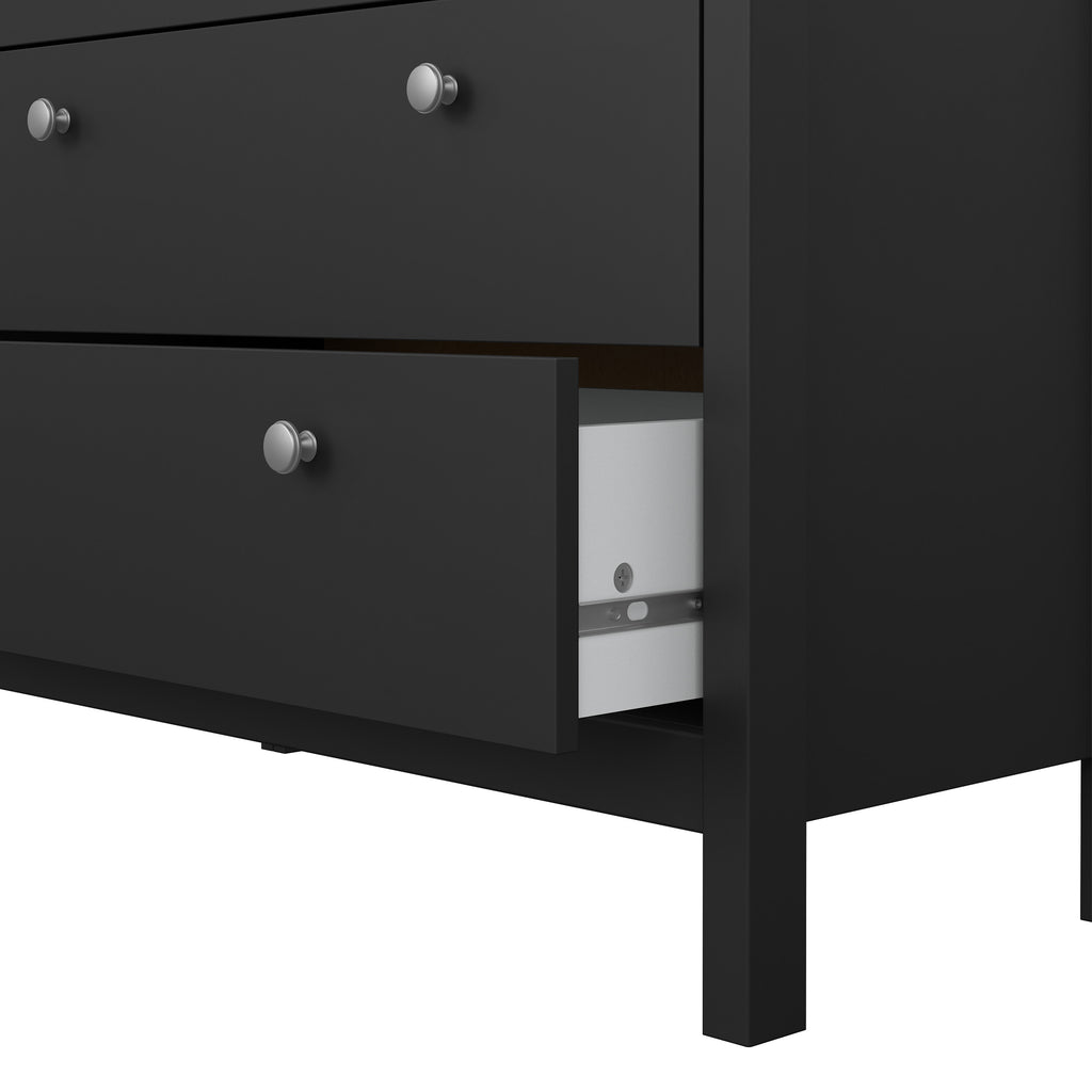 Maria Chest 3+2 Drawers in Matt Black