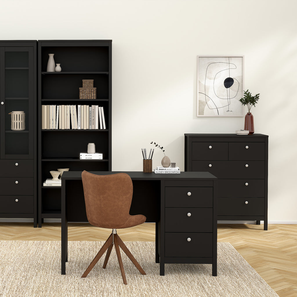 Maria Chest 3+2 Drawers in Matt Black