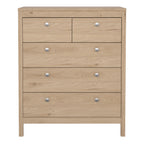 Maria Chest 3+2 Drawers in Jackson Hickory Oak
