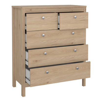 Maria Chest 3+2 Drawers in Jackson Hickory Oak