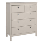 Maria Chest 3+2 Drawers in Cashmere