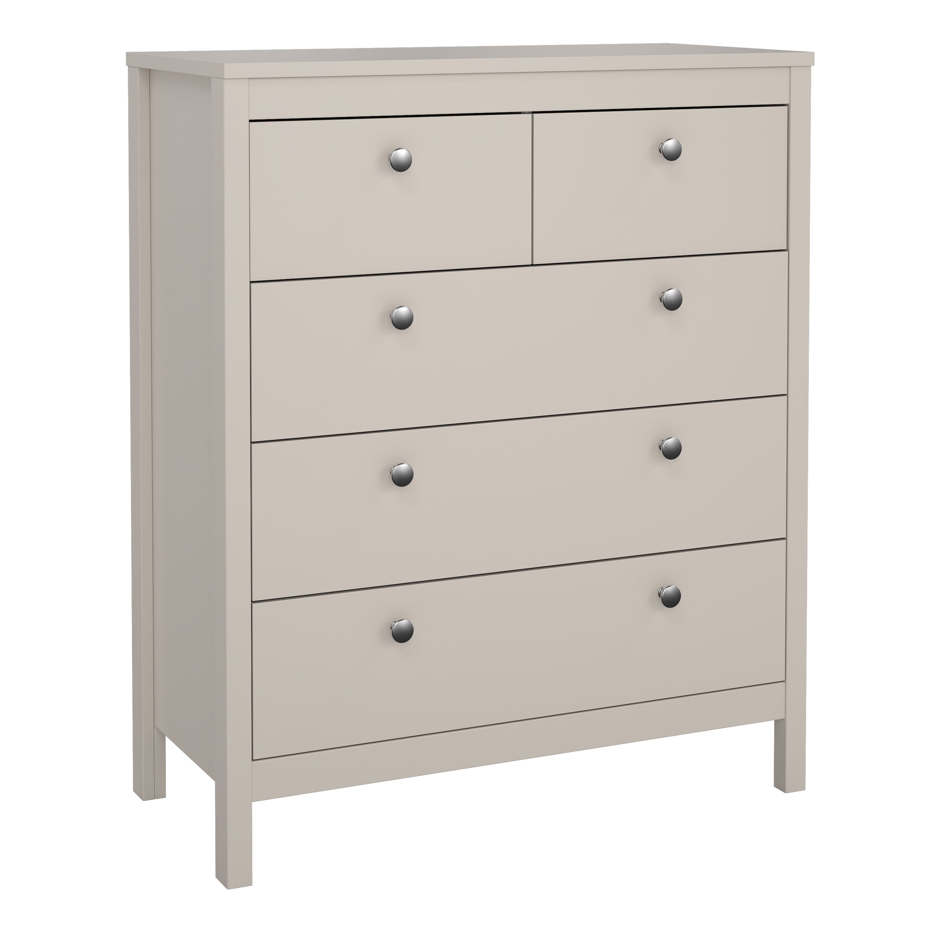 Maria Chest 3+2 Drawers in Cashmere