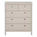 Maria Chest 3+2 Drawers in Cashmere