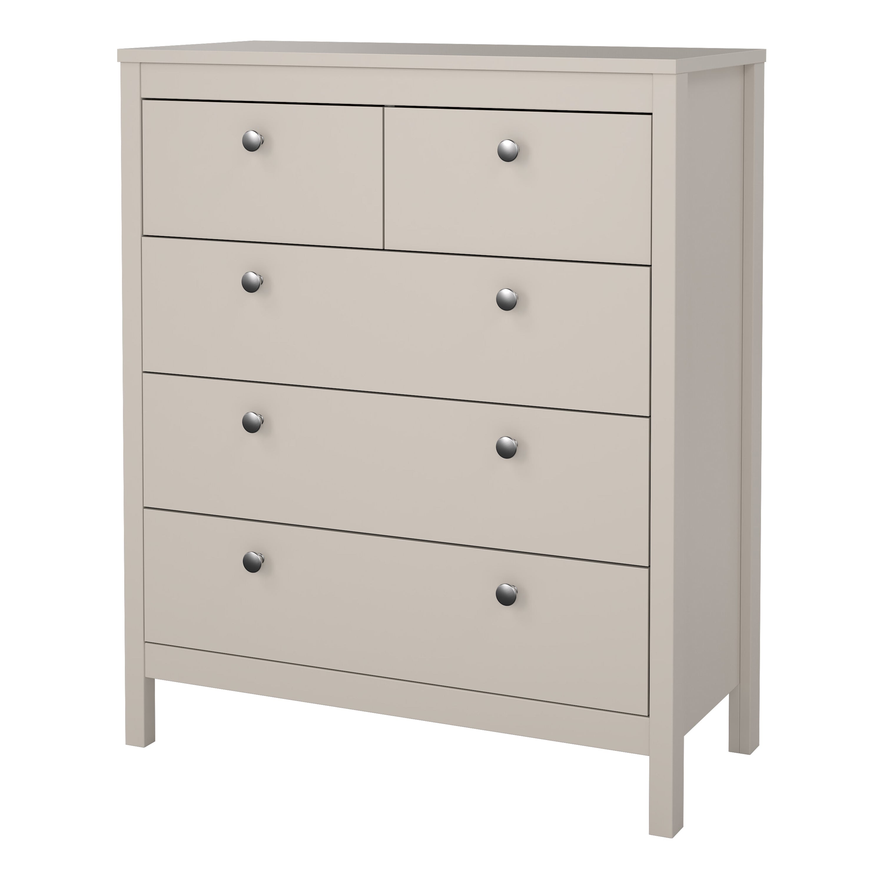 Maria Chest 3+2 Drawers in Cashmere