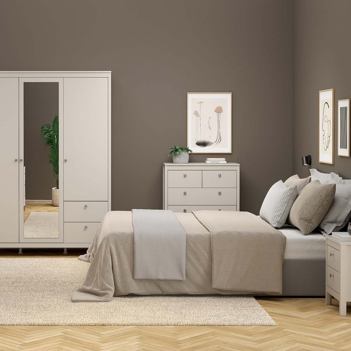 Maria Chest 3+2 Drawers in Cashmere