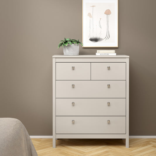 Maria Chest 3+2 Drawers in Cashmere
