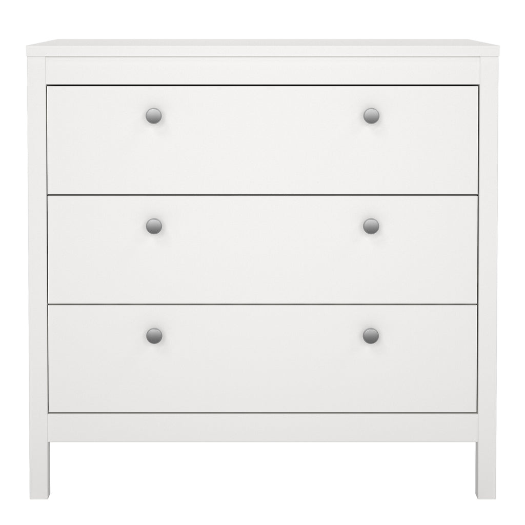 Maria Chest 3 Drawers in White