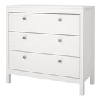 Maria Chest 3 Drawers in White