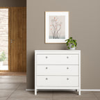 Maria Chest 3 Drawers in White
