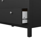 Maria Chest 3 Drawers in Matt Black