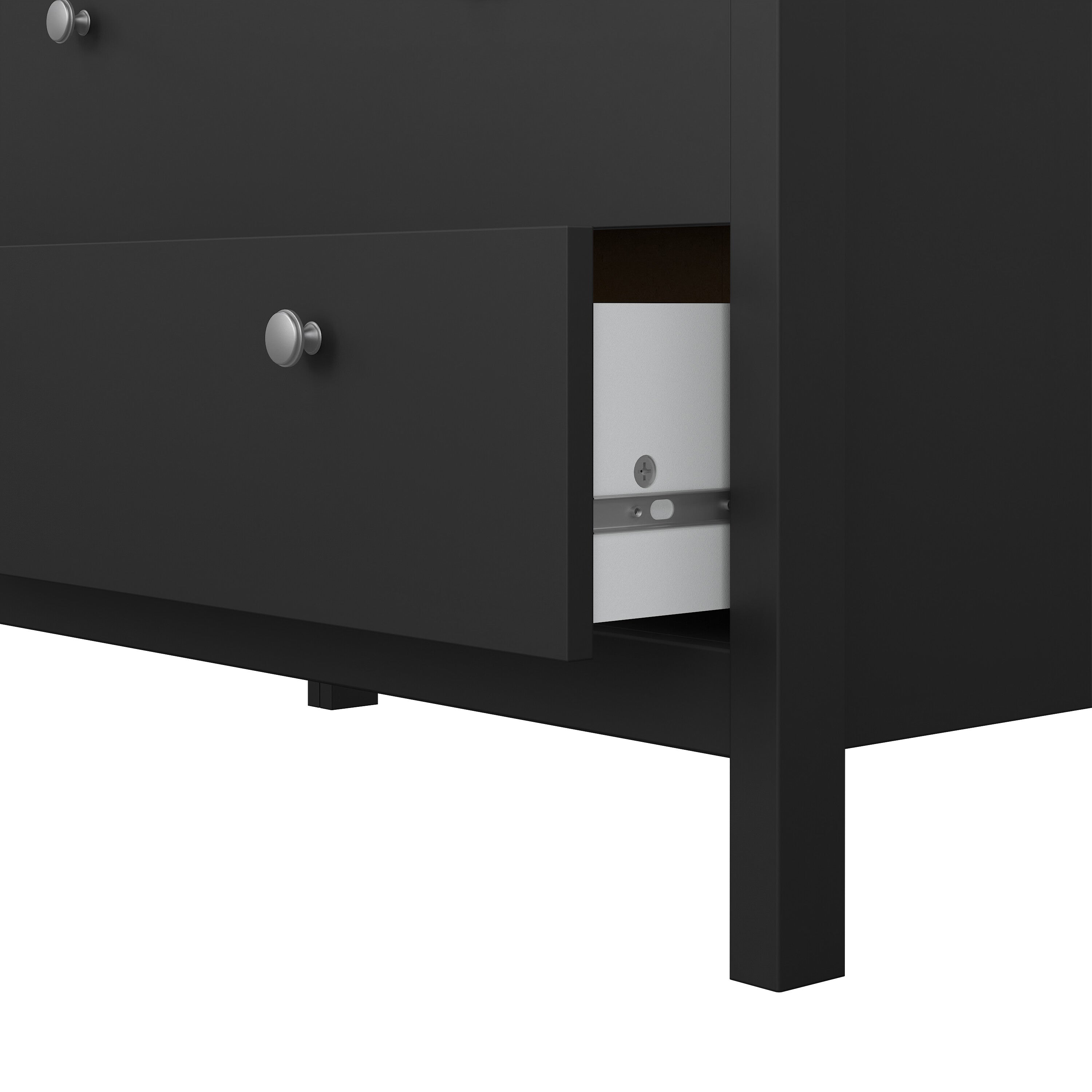 Maria Chest 3 Drawers in Matt Black