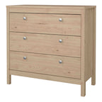 Maria Chest 3 Drawers in Jackson Hickory Oak