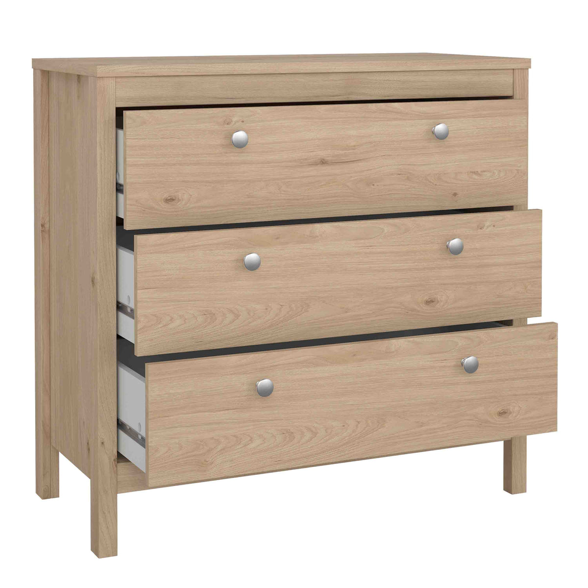 Maria Chest 3 Drawers in Jackson Hickory Oak