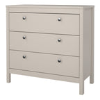Maria Chest 3 Drawers in Cashmere