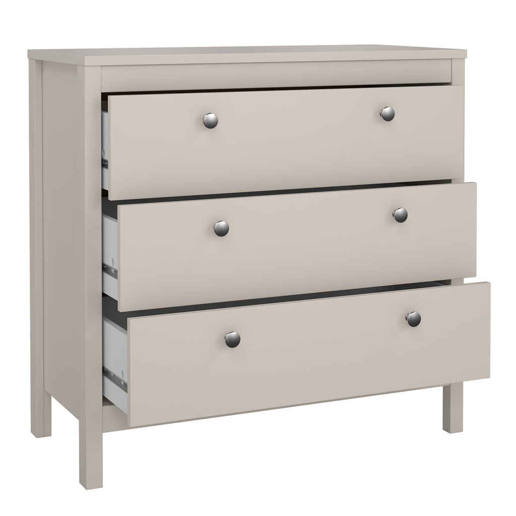 Maria Chest 3 Drawers in Cashmere