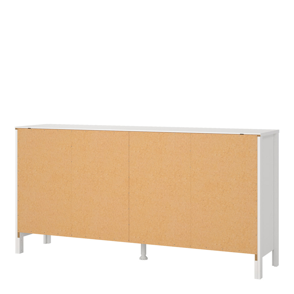 Maria Double Dresser 4+4 Drawers in White