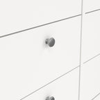 Maria Double Dresser 4+4 Drawers in White