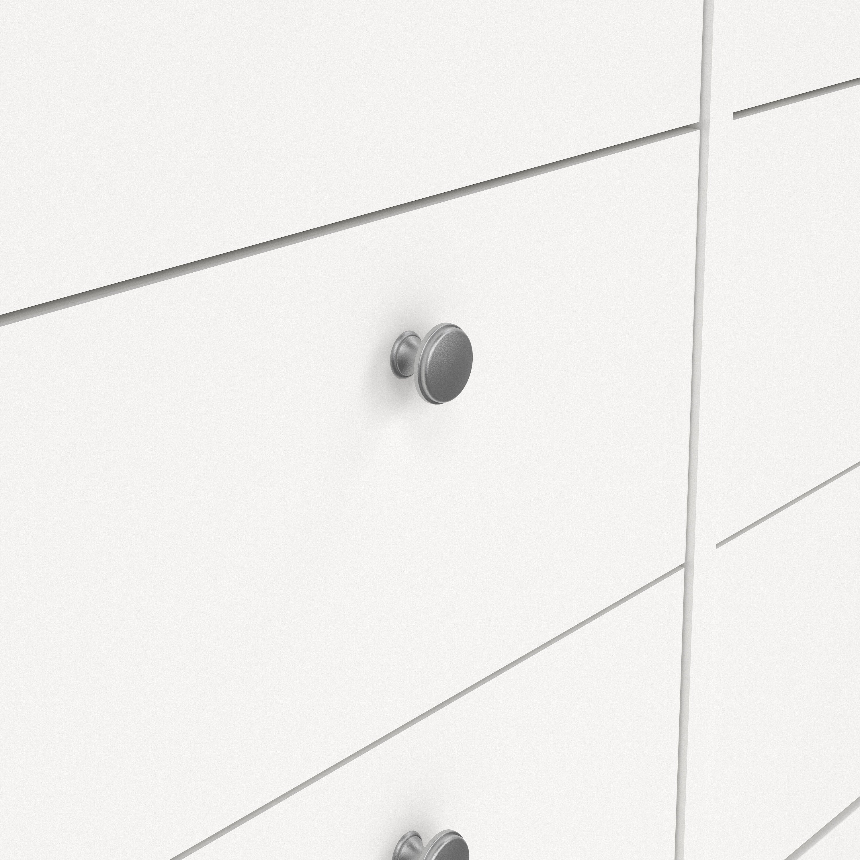 Maria Double Dresser 4+4 Drawers in White