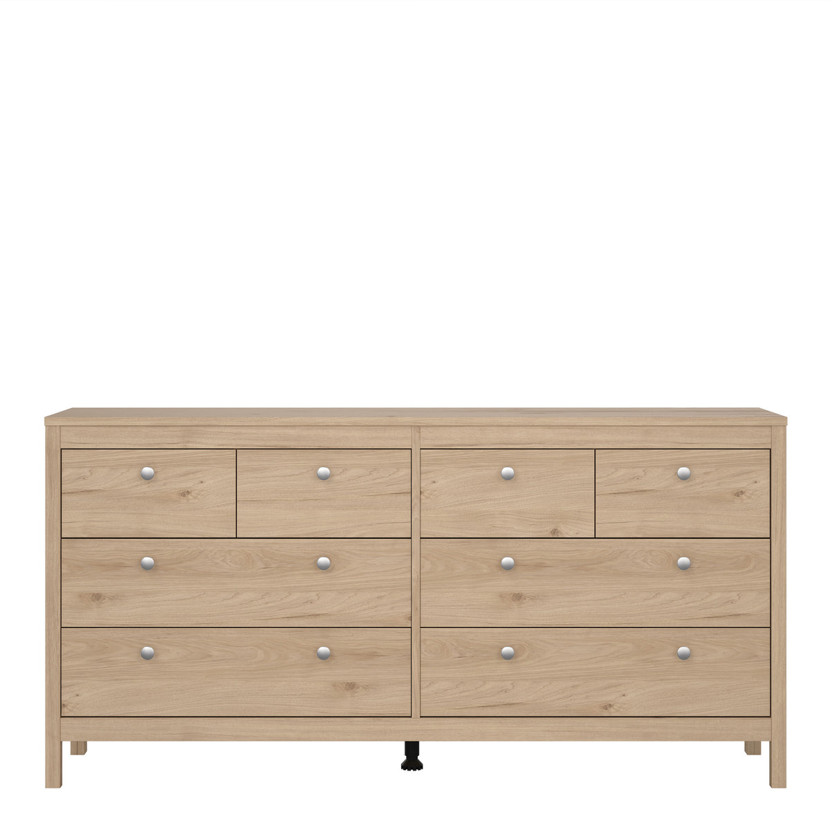 Maria Double Dresser 4+4 Drawers in Jackson Hickory Oak