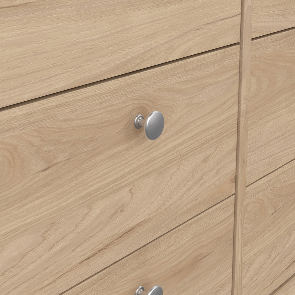 Maria Double Dresser 4+4 Drawers in Jackson Hickory Oak